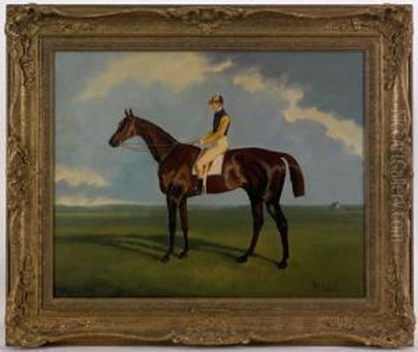 A Horse And Jockey by Marshall Wood