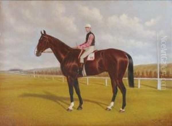 Revenue - Melbourne Cup Winner Oil Painting by Frederick, Woodhouse Jr.