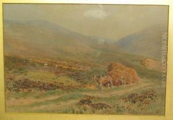 Embsay Moor Oil Painting by William Woodhouse