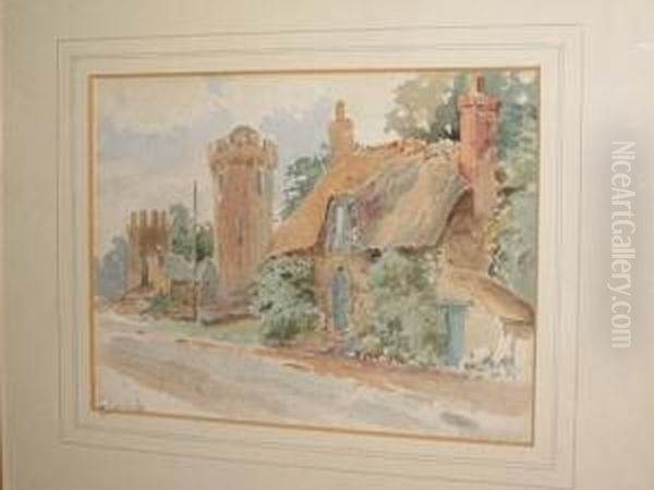 'edgehill', Radway Towe, Edge Hill, Warwickshire Oil Painting by William Arnold Woodhouse