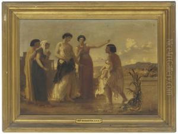 Oil On Canvas Oil Painting by William Frederick Woodington