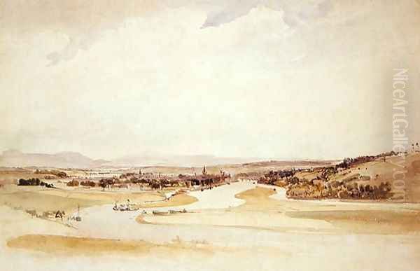 The Seine at Rouen, Leeds city art Gall Oil Painting by Thomas Shotter Boys