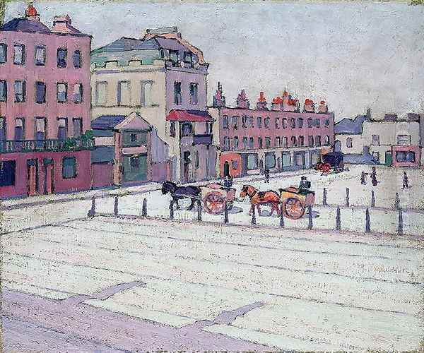 Cumberland Market, North Side, 1912 Oil Painting by Robert Polhill Bevan