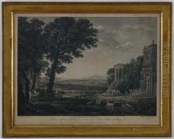 Roman Edifices In Ruins Et The Temple Of Apollo Oil Painting by William Woollett