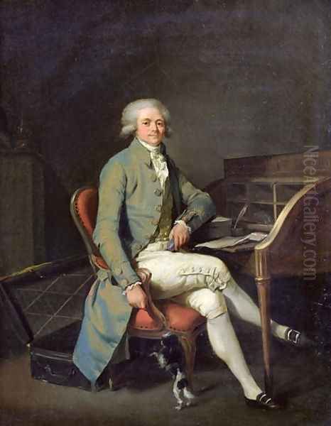 Maximilien de Robespierre Oil Painting by Louis Leopold Boilly