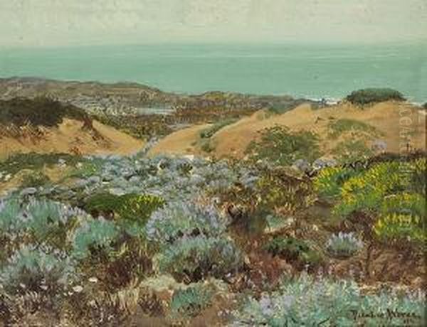 Sand Dunes Of San Francisco Oil Painting by Theodore Wores