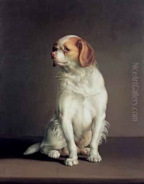 Portrait of a King Charles Spaniel Oil Painting by Louis Leopold Boilly