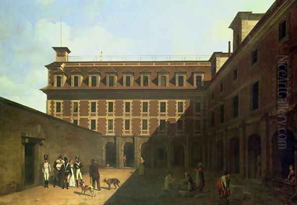 The Prison des Madelonnettes Oil Painting by Louis Leopold Boilly