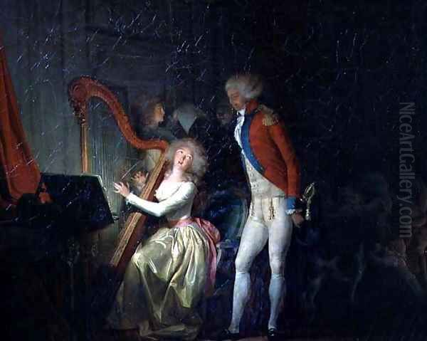 The Improvised Concert or The Price of Harmony 1790 Oil Painting by Louis Leopold Boilly