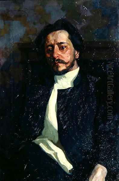 Portrait of Leonid Andreyev Oil Painting by Louis Leopold Boilly