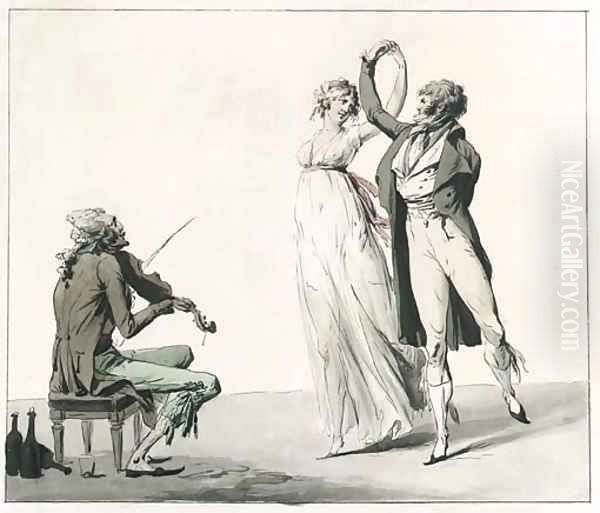 La Folie du Jour Oil Painting by Louis Leopold Boilly