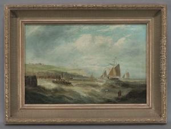 A Seascape Oil Painting by George Wright