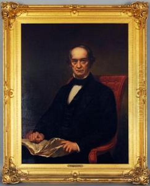 President Of Aetna Insurance Company Oil Painting by George Frederick Wright