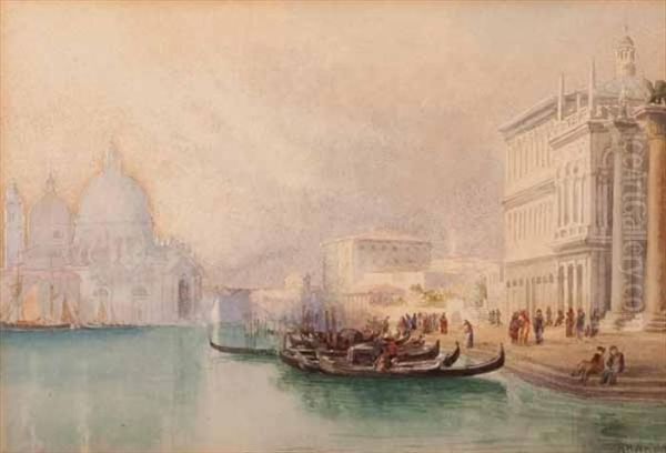 St Mark's, Venice Oil Painting by Richard Henry Wright