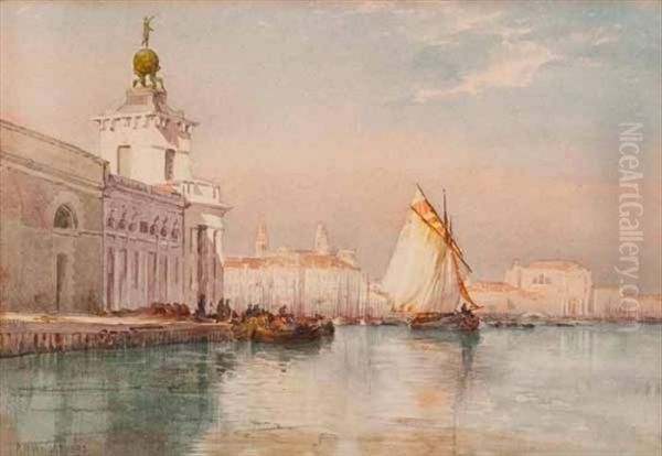 The Lagoon, Venice Oil Painting by Richard Henry Wright