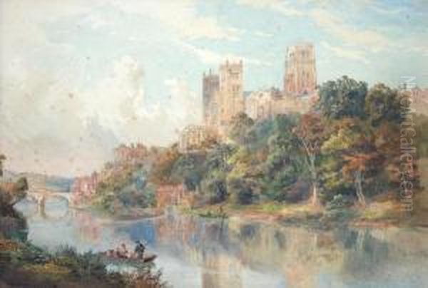 Ducham Cathedral Oil Painting by Richard Henry Wright