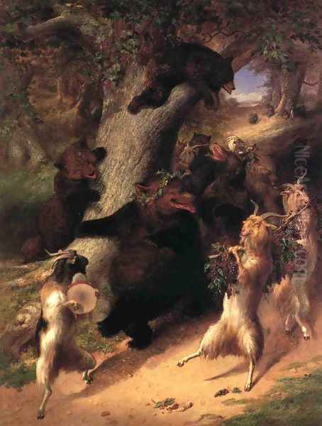 The March of Selenus Oil Painting by William Holbrook Beard