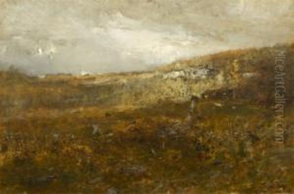 Grey Hills Oil Painting by Alexander Helwig Wyant