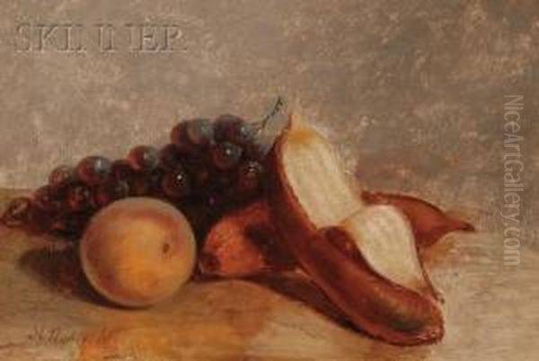 Still Life With Fruit Oil Painting by Arnoud Wydeveld