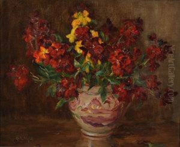 Flower Study Oil Painting by Kate Wylie