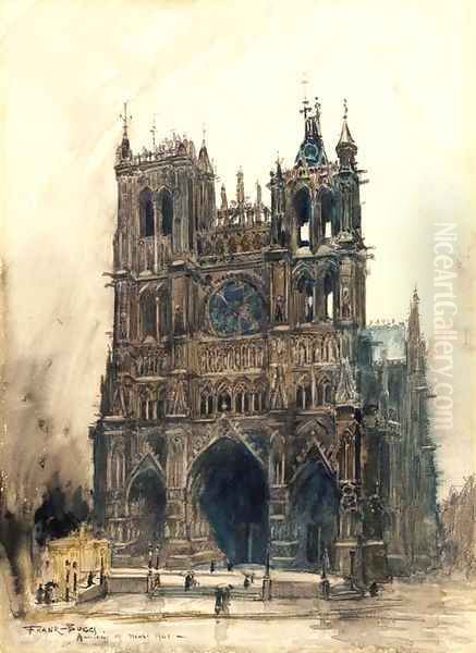 La Cathedrale d'Amiens Oil Painting by Frank Myers Boggs