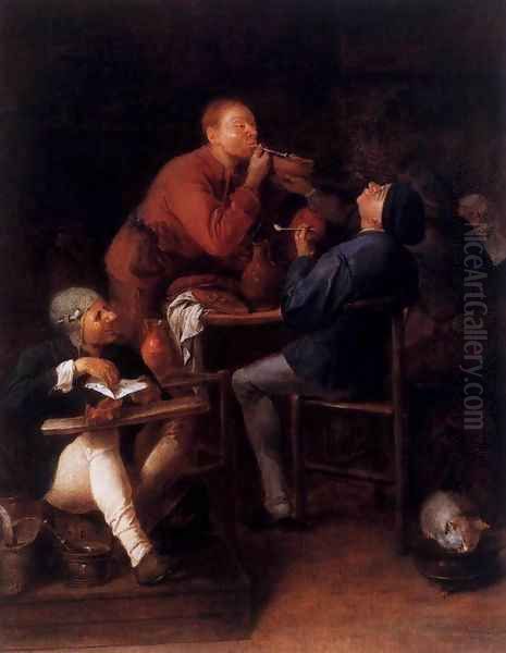 Peasants of Moerdyck Oil Painting by Adriaen Brouwer