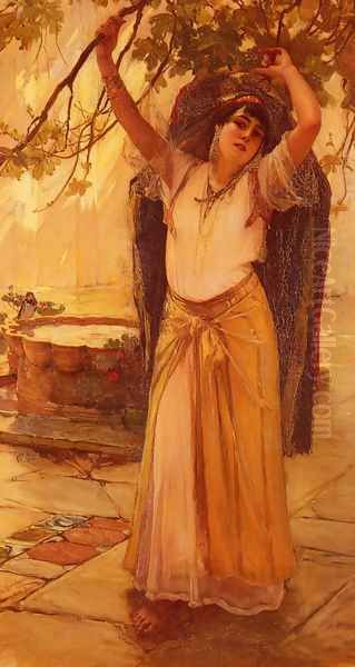 Spanish Lady Oil Painting by Frederick Arthur Bridgman