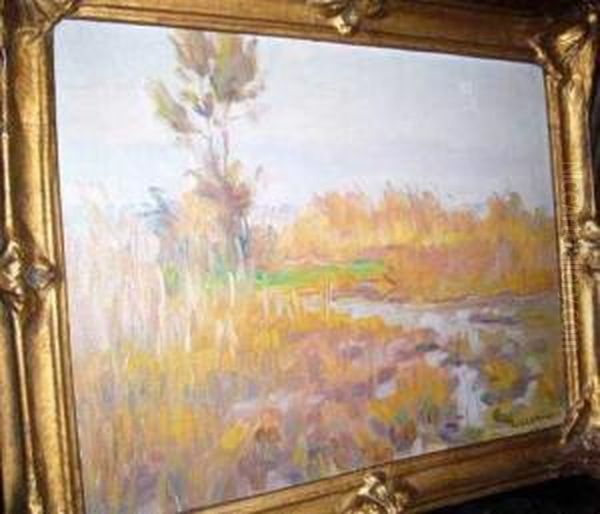 Bord De Riviere En Automne Oil Painting by Louis Xiv