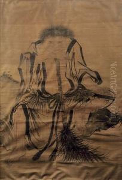 A Hanging Scroll Oil Painting by Niu Xue