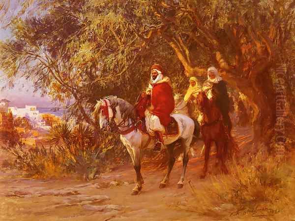 The Return Oil Painting by Frederick Arthur Bridgman