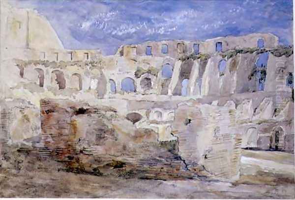 The Colosseum, Rome Oil Painting by Hercules Brabazon Brabazon