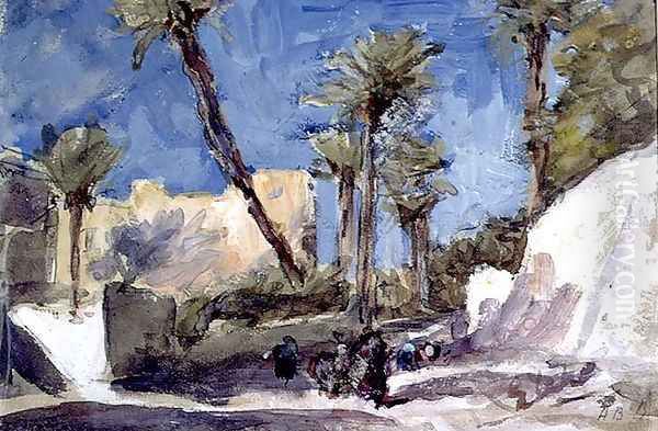 The Date Palms at Elche, Spain Oil Painting by Hercules Brabazon Brabazon