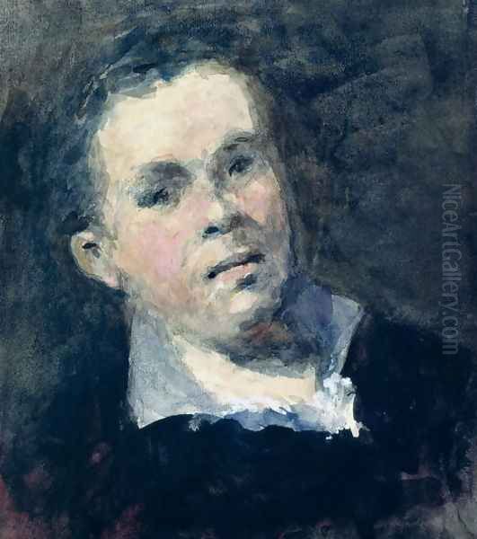 Head of Goya Oil Painting by Hercules Brabazon Brabazon