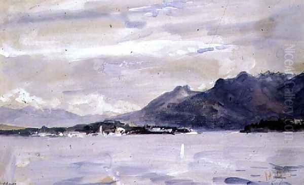 Baveno Oil Painting by Hercules Brabazon Brabazon