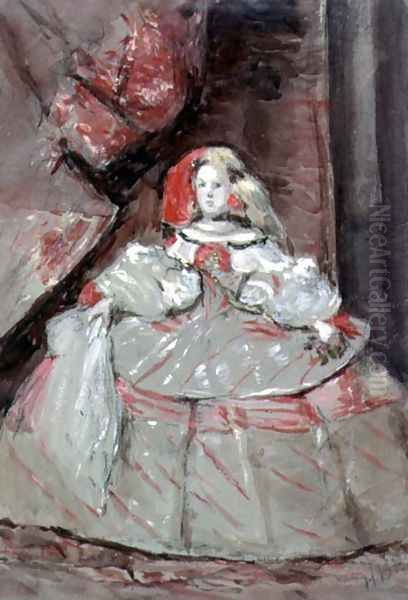 The Infanta Margarita Oil Painting by Hercules Brabazon Brabazon