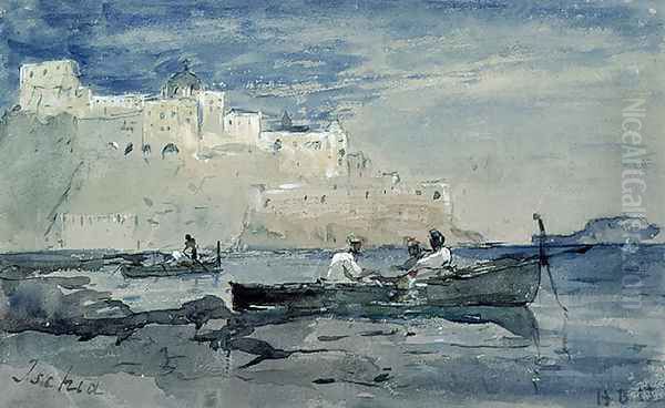 Ischia Oil Painting by Hercules Brabazon Brabazon