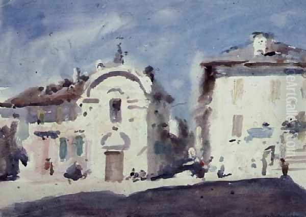 White Houses, Varennes Oil Painting by Hercules Brabazon Brabazon