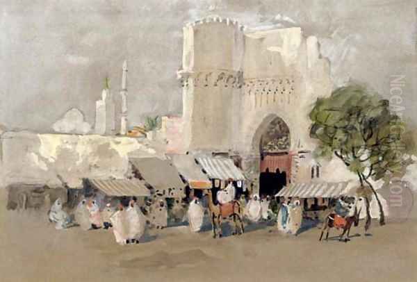 In Morocco Oil Painting by Hercules Brabazon Brabazon