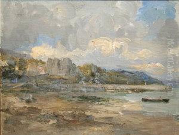 Carlingford Lough Oil Painting by George W. Yeates