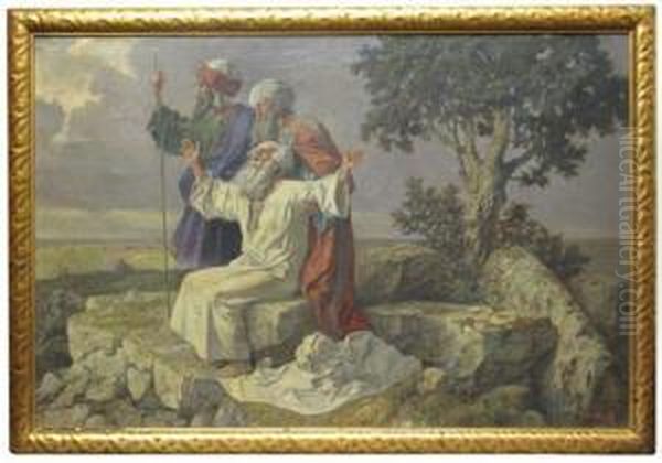 Drei Apostel Oil Painting by Rudolf I Yelin