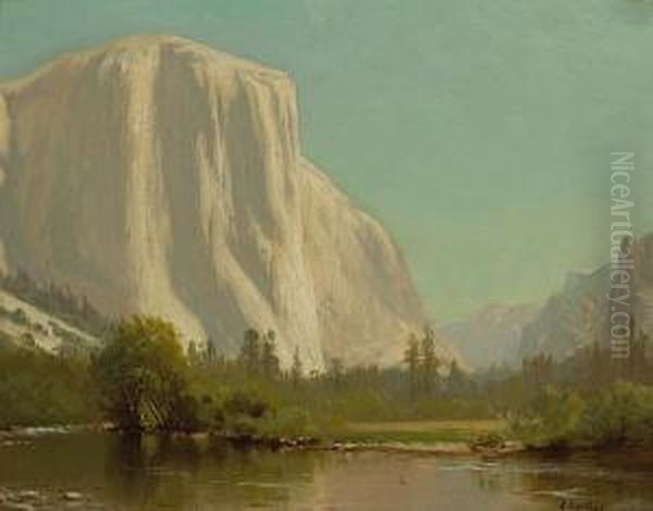 El Capitan, Yosemite Oil Painting by Raymond Dabb Yelland