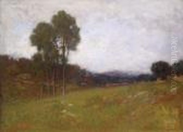 Oakland Hills Oil Painting by Raymond Dabb Yelland