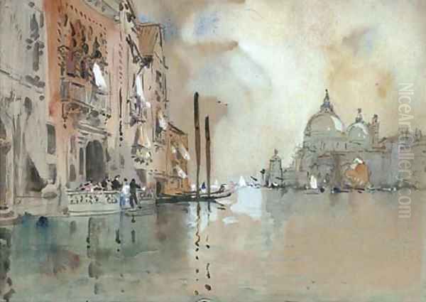 The Grand Canal, Venice 3 Oil Painting by Hercules Brabazon Brabazon