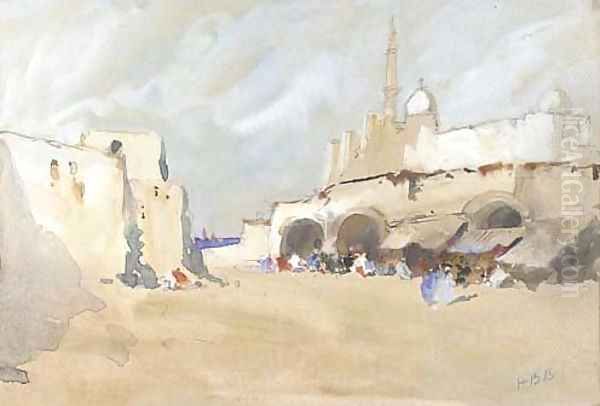 View of Jaffa, Palestine Oil Painting by Hercules Brabazon Brabazon