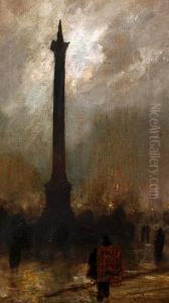 Trafalgar Square Oil Painting by Vincent Philip Yglesias