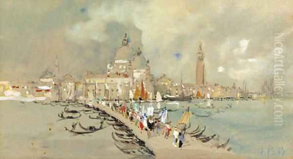 Venice 3 Oil Painting by Hercules Brabazon Brabazon