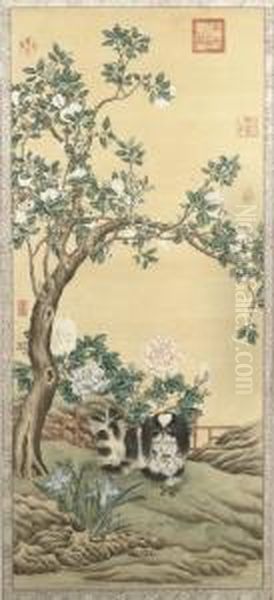 Late Qing Dynasty Oil Painting by Zou Yigui