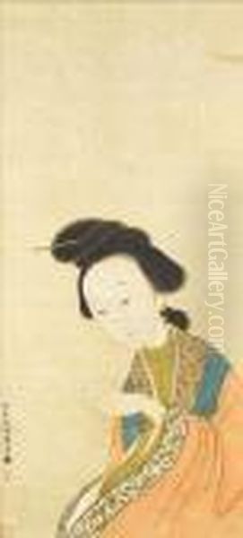 A Meiren Oil Painting by Tang Yin