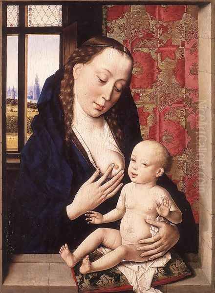 Mary and Child c. 1465 Oil Painting by Dieric the Elder Bouts