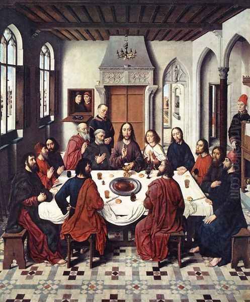 The Last Supper 1464-67 Oil Painting by Dieric the Elder Bouts